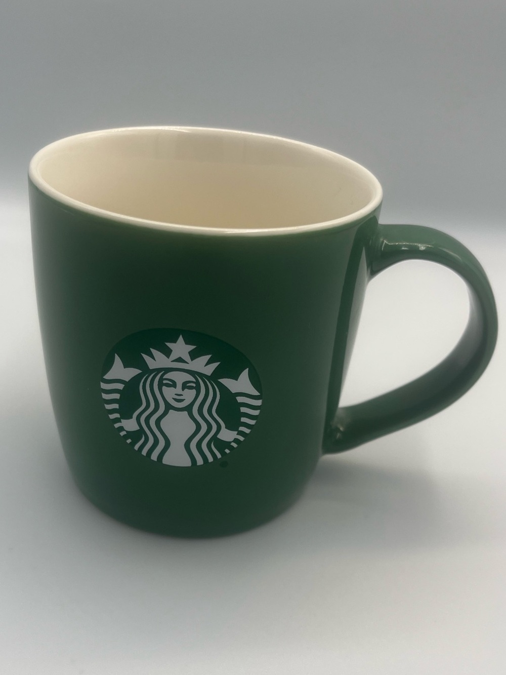 Starbucks Green Ceramic Mug 2021 Siren Logo 11 oz Coffee Tea